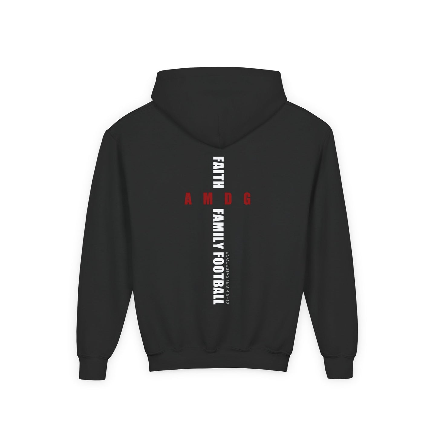 Youth - Faith Family Football Hoodie