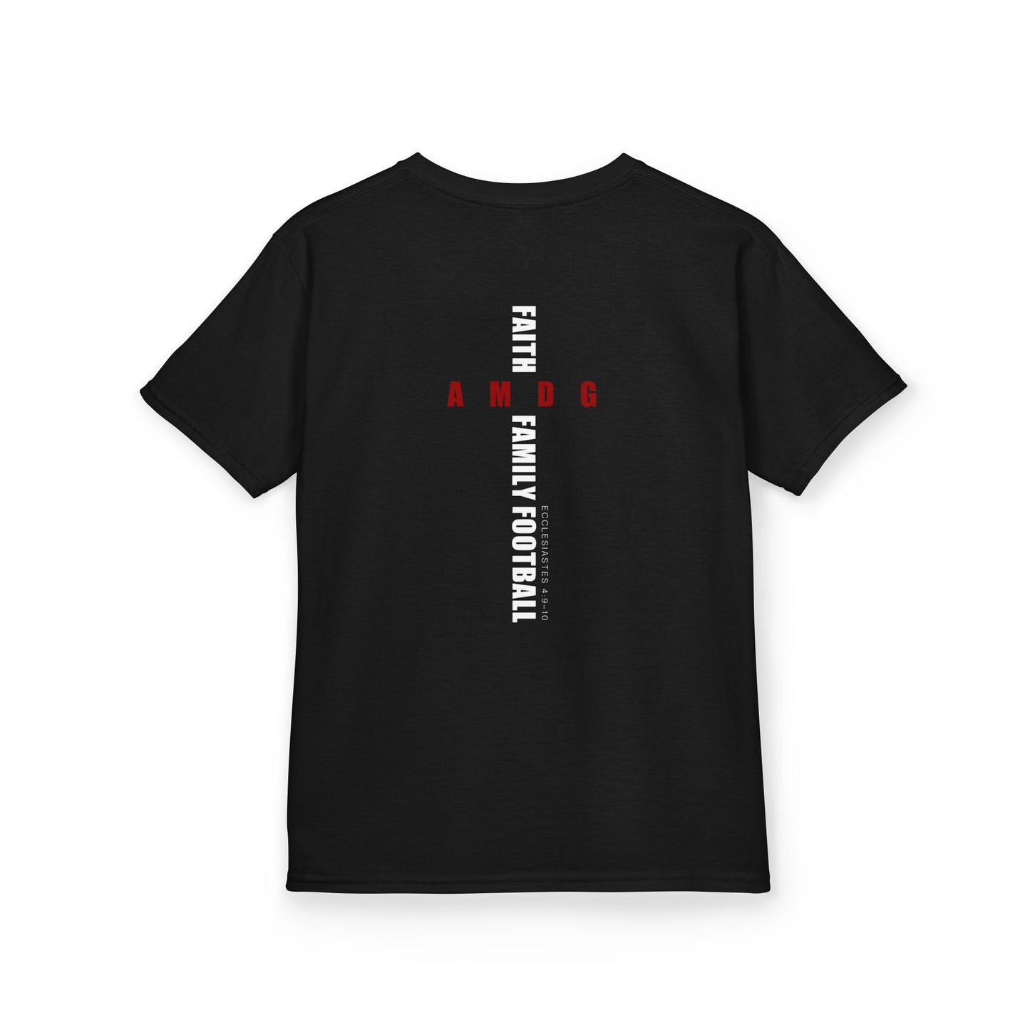 Youth - Faith Family Football T-Shirt